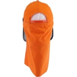 BONE ROCADOR LARANJA C/ PROTETOR FACIAL 8P PROTETOR NUCA 30CM - Imagem 3