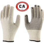 LUVA TRICOTADA PIGMENTADA 3 FIOS - BRANCA - Imagem 3