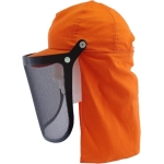 BONE ROCADOR LARANJA C/ PROTETOR FACIAL 8P PROTETOR NUCA 30CM