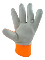 LUVA COURO VAQUETA / NYLON FLORESTAL TAM 9 TECMATER - Imagem 3