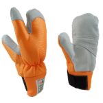 LUVA COURO VAQUETA / NYLON OP MOTOSSERRA TECMATER