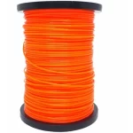 FIO DE NYLON REDONDO 2,00MM - ROLO 2kg  - APROX. 559M - LARANJA - PREMIUM - Imagem 2