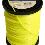 FIO DE NYLON QUADRADO 3,00MM - ROLO 2kg -  APROX. 226 METROS - AMARELO