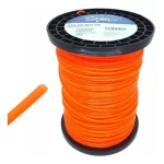 FIO DE NYLON REDONDO 2,00MM - ROLO 2kg  - APROX. 559M - LARANJA - PREMIUM