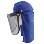 BONE ROCADOR AZUL C/ PROTETOR FACIAL 8P PROTETOR NUCA 30CM